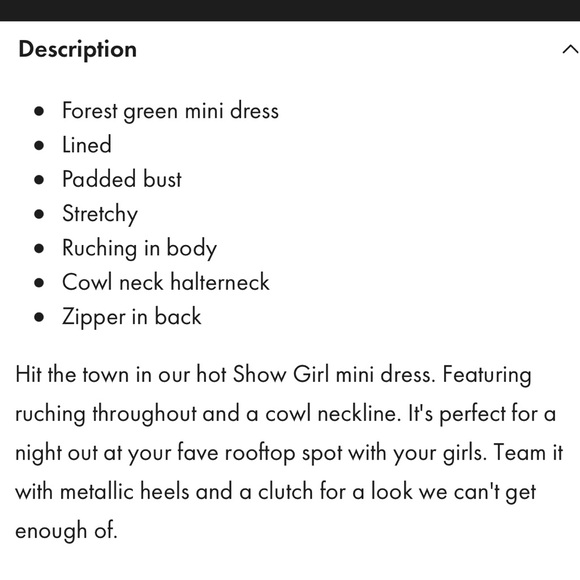 Show Girl Ruched Halter Neck Mini Dress - Picture 9 of 9